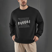 Buddha Stones FORM IS NO OTHER THAN EMPTINESS Fleece Lined Sweatshirt