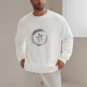 Buddha Stones OM Mantra Sanskrit Fleece Lined Polyester Sweatshirt Sweatshirt BS 12