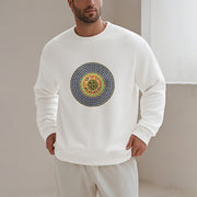 Buddha Stones 108 OM NAMAH SHIVAYA Mantra Sanskrit Fleece Lined Polyester Sweatshirt