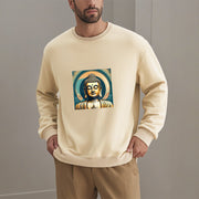 Buddha Stones Golden Buddha Fleece Lined Sweatshirt