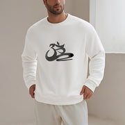 Buddha Stones OM Fleece Lined Polyester Sweatshirt Sweatshirt BS 3