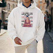 Buddha Stones If You Want To Be Strong Fleece Lined Polyester Hoodie Hoodie BS 27