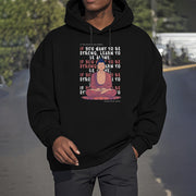 Buddha Stones If You Want To Be Strong Fleece Lined Polyester Hoodie Hoodie BS 7