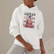 Buddha Stones If You Want To Be Strong Fleece Lined Polyester Hoodie