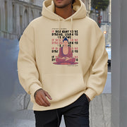 Buddha Stones If You Want To Be Strong Fleece Lined Polyester Hoodie Hoodie BS 19