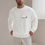 Buddha Stones Lotus Once You Feel You Are Avoided Fleece Lined Polyester Sweatshirt Sweatshirt BS 4