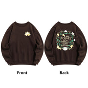 Buddha Stones Lotus I Am Trying To Be Better Fleece Lined Polyester Sweatshirt