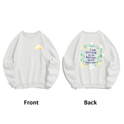 Buddha Stones Lotus I Am Trying To Be Better Fleece Lined Polyester Sweatshirt