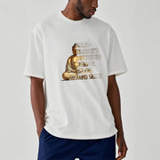 Buddha Stones Sometimes It's Better To Remain Silent And Smile Tee T-shirt