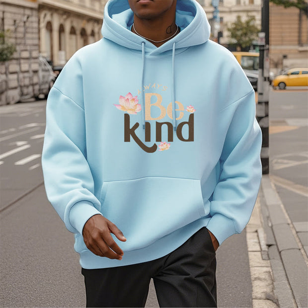 Buddha Stones Always Be Kind Fleece Lined Polyester Hoodie Hoodie BS 27