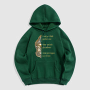 Buddha Stones What You Think Polyester Fleece Lined Hoodie Hoodie BS ForestGreen 2XL