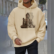 Buddha Stones NEVER GIVE UP GREAT THINGS TAKE TIME Polyester Fleece Lined Hoodie Hoodie BS 15