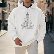 Buddha Stones Let That Shit Go Polyester Fleece Lined Hoodie Hoodie BS 15