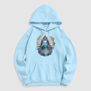 Buddha Stones OM NAMAH SHIVAYA Buddha Fleece Lined Polyester Hoodie