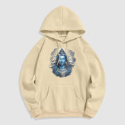 Buddha Stones OM NAMAH SHIVAYA Buddha Fleece Lined Polyester Hoodie