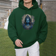 Buddha Stones OM NAMAH SHIVAYA Buddha Fleece Lined Polyester Hoodie