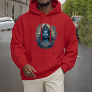 Buddha Stones OM NAMAH SHIVAYA Buddha Fleece Lined Polyester Hoodie Hoodie BS 27