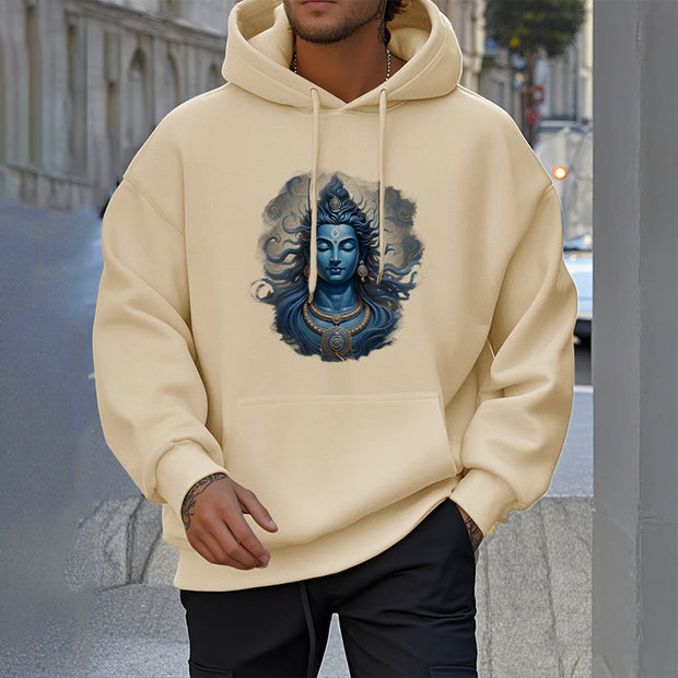 Buddha Stones OM NAMAH SHIVAYA Buddha Fleece Lined Polyester Hoodie Hoodie BS 23