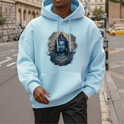 Buddha Stones OM NAMAH SHIVAYA Buddha Fleece Lined Polyester Hoodie