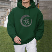 Buddha Stones OM Mantra Sanskrit Fleece Lined Polyester Hoodie