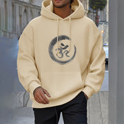 Buddha Stones OM Mantra Sanskrit Fleece Lined Polyester Hoodie