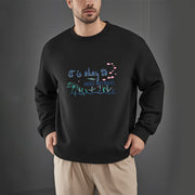 Buddha Stones IT IS OKAY TO MAKE MISTAKES Round Neck Fleece Lined Sweatshirt Sweatshirt BS 25