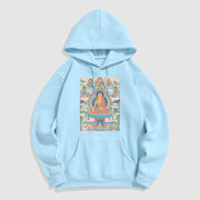 Buddha Stones Mountain Cloud Tree Buddha Fleece Lined Polyester Hoodie Hoodie BS LightCyan 2XL