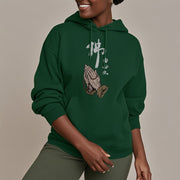 Buddha Stones Buddha Is Born From The Mind Fleece Lined Polyester Hoodie