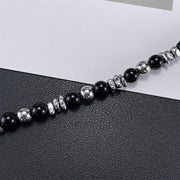 Buddha Stones Black Onyx Fortune Bracelet Bracelet BS 3