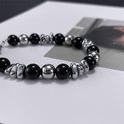 Buddha Stones Black Onyx Fortune Bracelet Bracelet BS 1