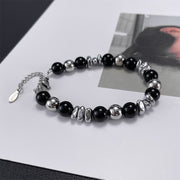 Buddha Stones Black Onyx Fortune Bracelet Bracelet BS 9