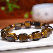 Buddha Stones Tiger Eye Protection Bracelet Bracelet BS 2