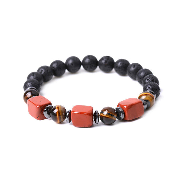 FREE Today: Inner Peace And Healing Various Crystals Lava Rock Bracelet