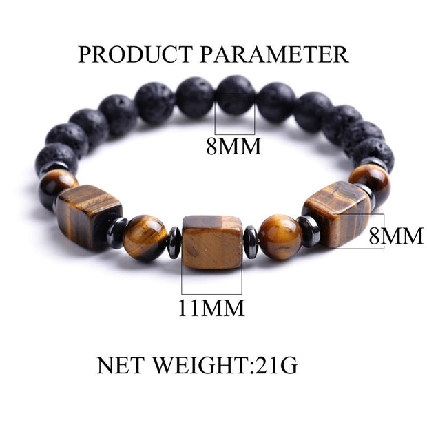 FREE Today: Inner Peace And Healing Various Crystals Lava Rock Bracelet FREE FREE 16