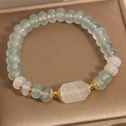 FREE Today: Emotional Peace Aquamarine Jade Abacus Beads Bracelet