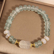 FREE Today: Emotional Peace Aquamarine Jade Abacus Beads Bracelet