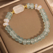 FREE Today: Emotional Peace Aquamarine Jade Abacus Beads Bracelet