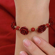 FREE Today: Good Wishes Blessing Cinnabar Rose Bracelet FREE FREE 4