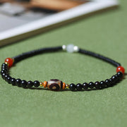 FREE Today: Attracts Positive Vibrations Ebony Sandalwood Green Sandalwood Dzi Bead Double Wrap Bracelet