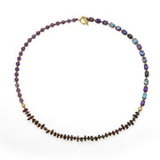 FREE Today: Strength and Courage Amethyst Garnet Emperor Stone Triple Wrap Bracelet