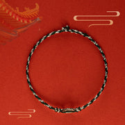 FREE Today: Strength Connection 925 Sterling Silver Peace Buckle String Bracelet