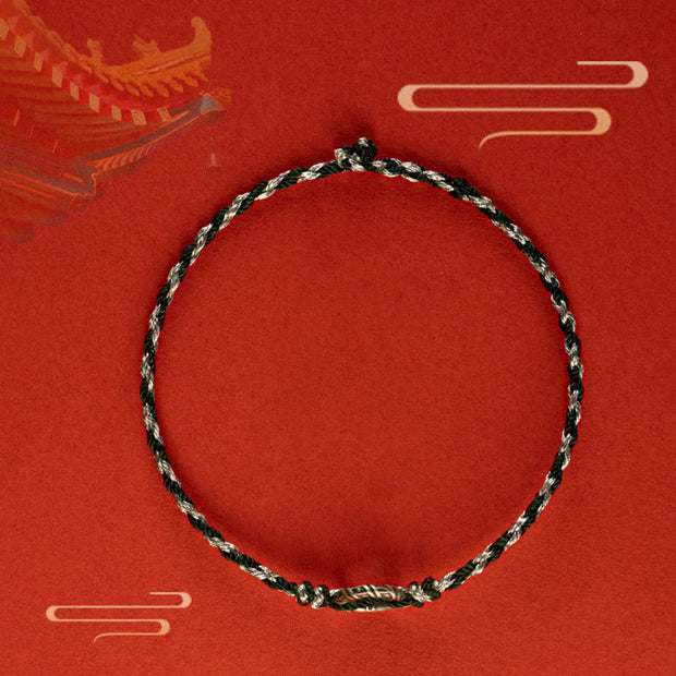 Buddha Stones Red String Peace Buckle Luck Bracelet