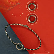 Buddha Stones Red String Peace Buckle Luck Bracelet