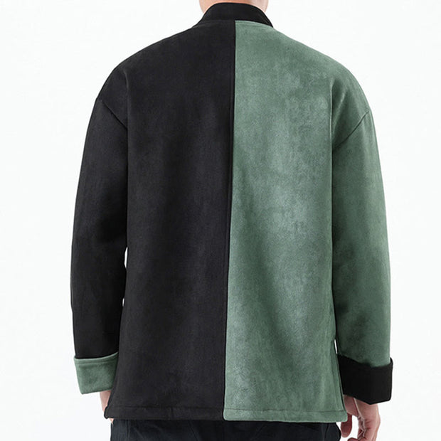 Buddha Stones Dragon Embroidery Casual Frog-button Cotton Men's Jacket Shirt Clothing (Extra 30% Off | USE CODE: FS30) - image 14