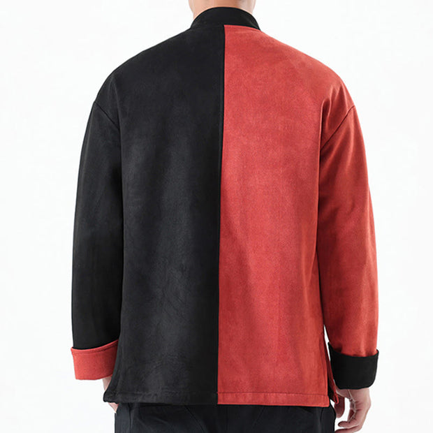 Buddha Stones Dragon Embroidery Casual Frog-button Cotton Men's Jacket Shirt Clothing (Extra 30% Off | USE CODE: FS30) - image 35