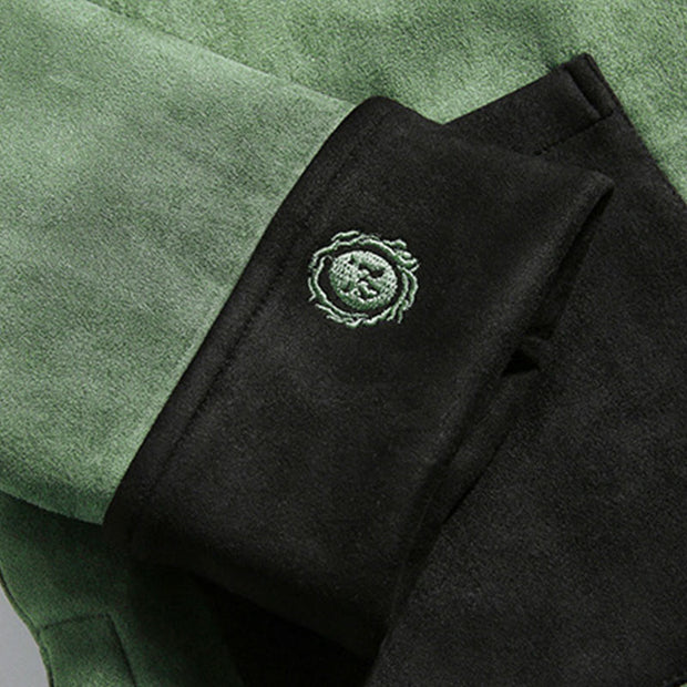 Buddha Stones Dragon Embroidery Casual Frog-button Cotton Men's Jacket Shirt Clothing (Extra 30% Off | USE CODE: FS30) - image 22