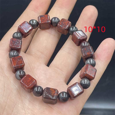 Buddha Stones Bloodstone Strength Bracelet