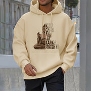 Buddha Stones Keep Calm And Let Karma Finish It Buddha Polyester Fleece Lined Hoodie