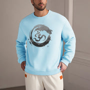 Buddha Stones Om Lotus Fleece Lined Polyester Sweatshirt