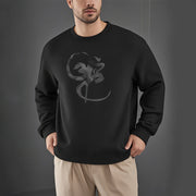 Buddha Stones Om Design Fleece Lined Polyester Sweatshirt